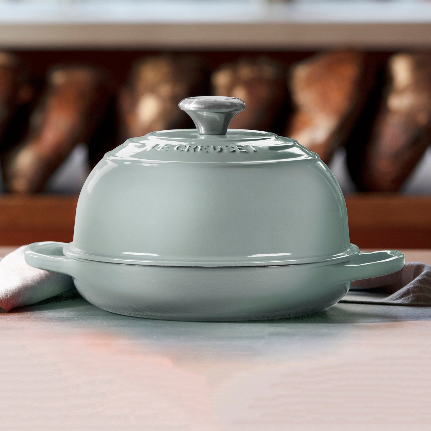 Le Creuset Signature Cast Iron 9.5" Sea Salt Bread Oven
