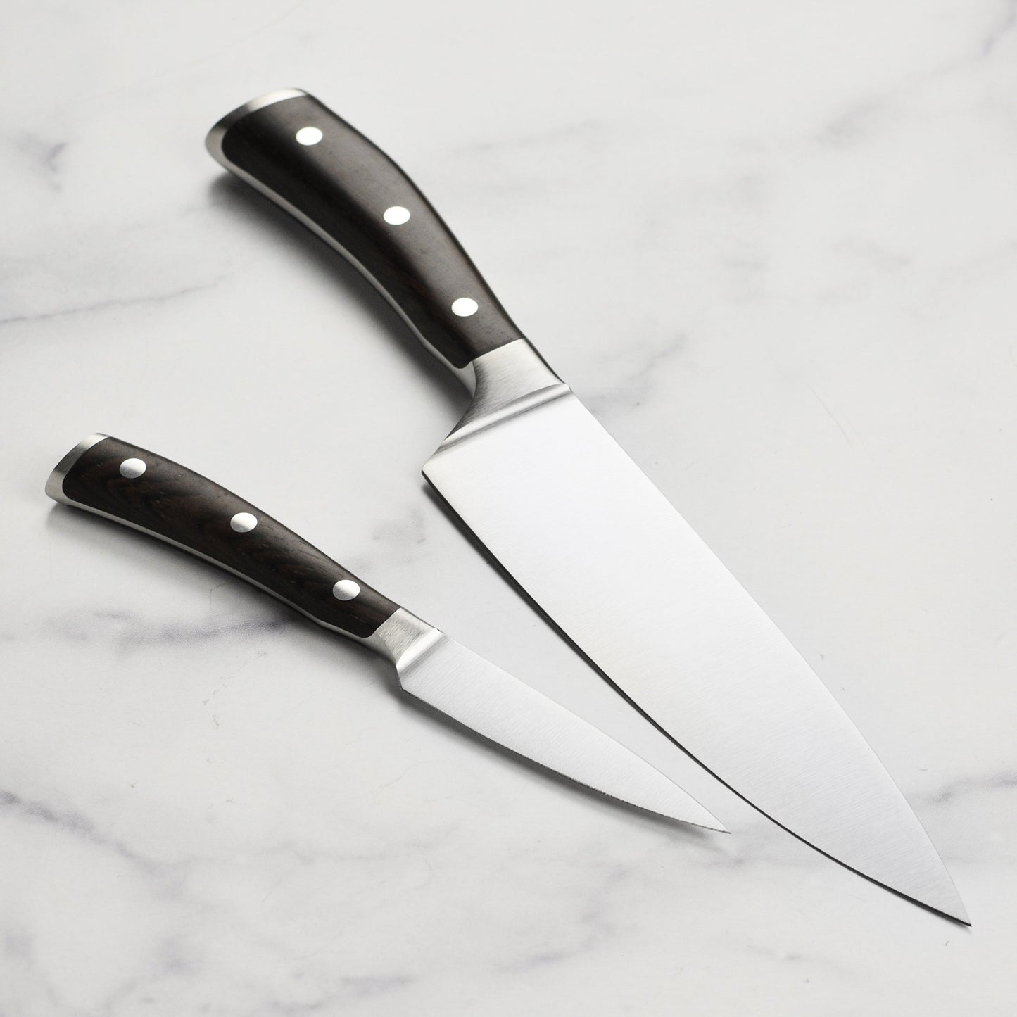 Wusthof Ikon Blackwood 2 Piece Chef's & Paring Knife Set