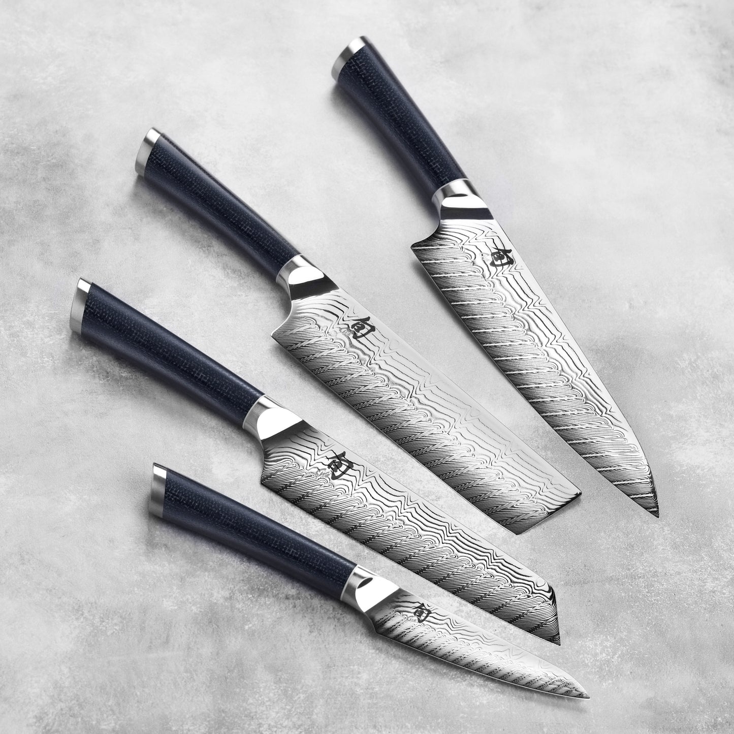 Shun Shiranami 6 Piece Knife Block Set