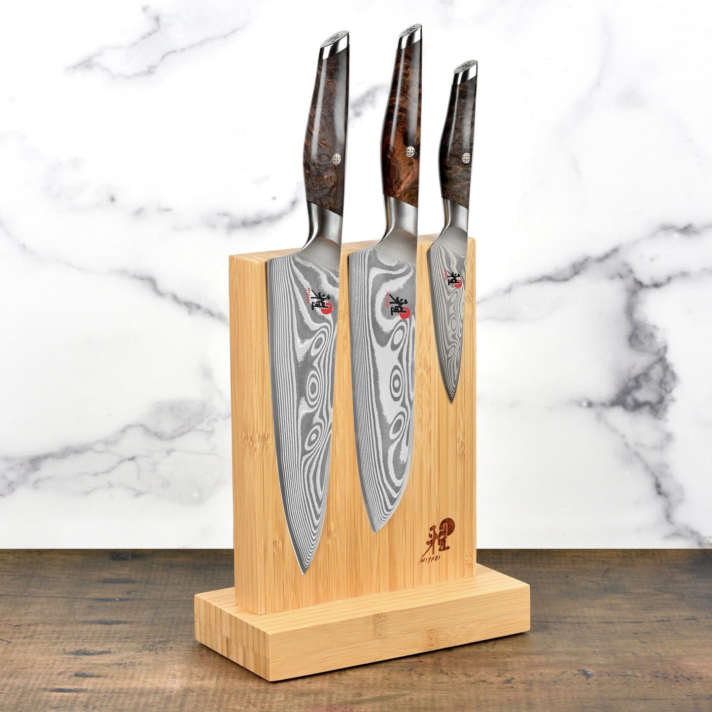 Miyabi Iki 4 Piece Magnetic Knife Stand Set