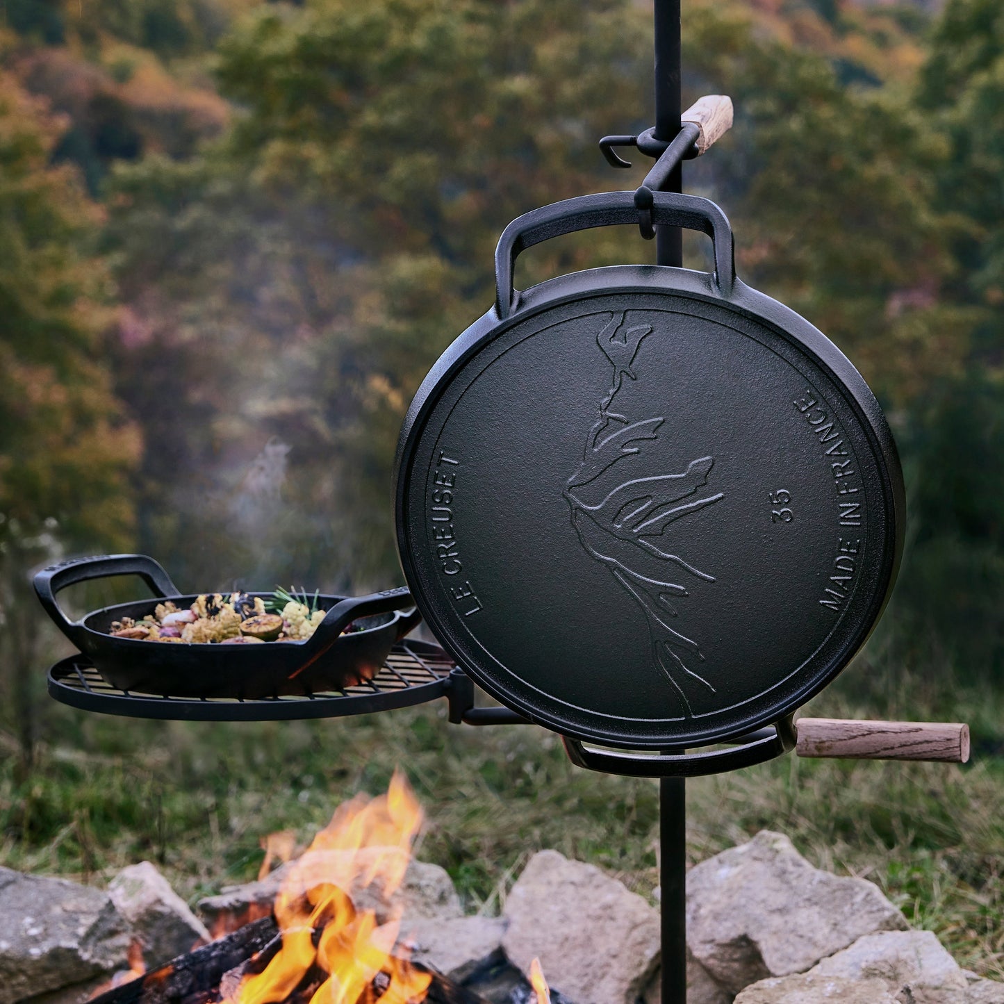 Le Creuset Alpine Outdoor Cast Iron 15" Pizza Pan