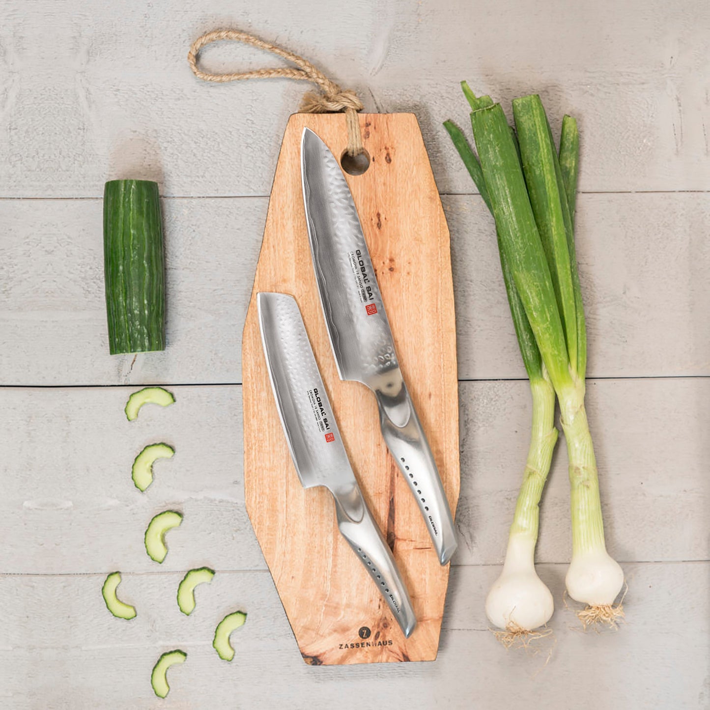 Global Sai 7 Piece Knife Block Set
