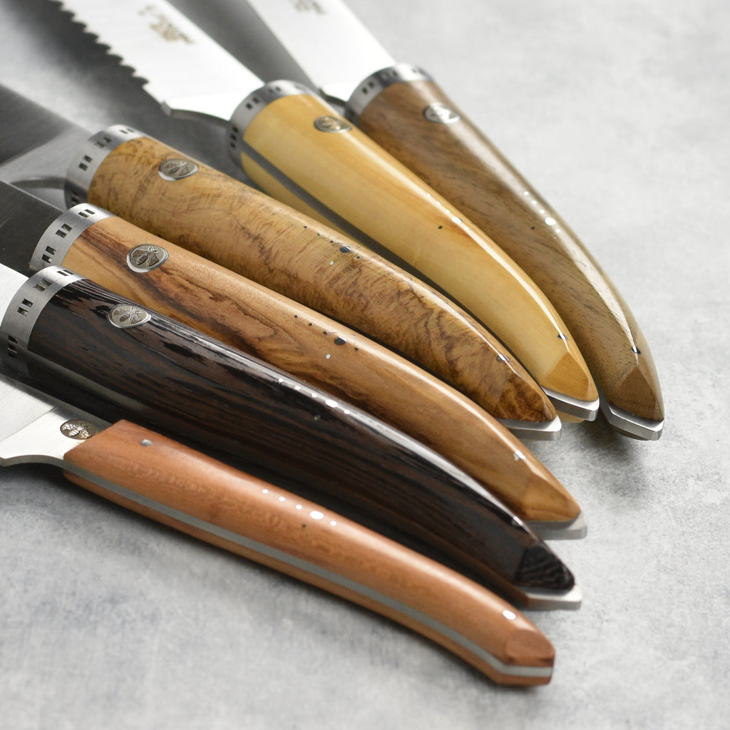 Laguiole en Aubrac 7 Piece Magnetic Knife Block Set