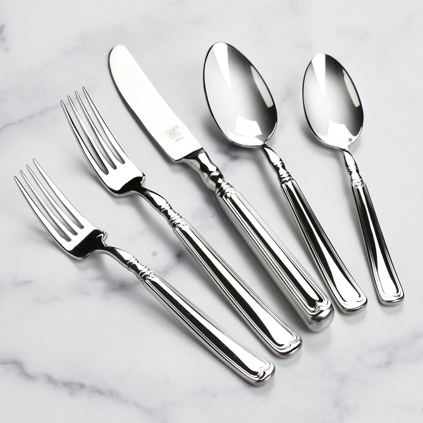 Zwilling Vintage 45 Piece Stainless Steel Flatware Set