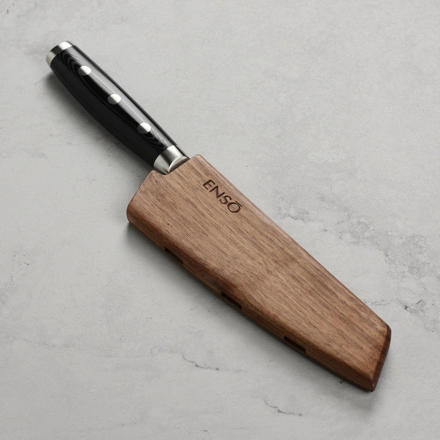Enso Walnut Magnetic Sheath for 5.5" Prep Knife