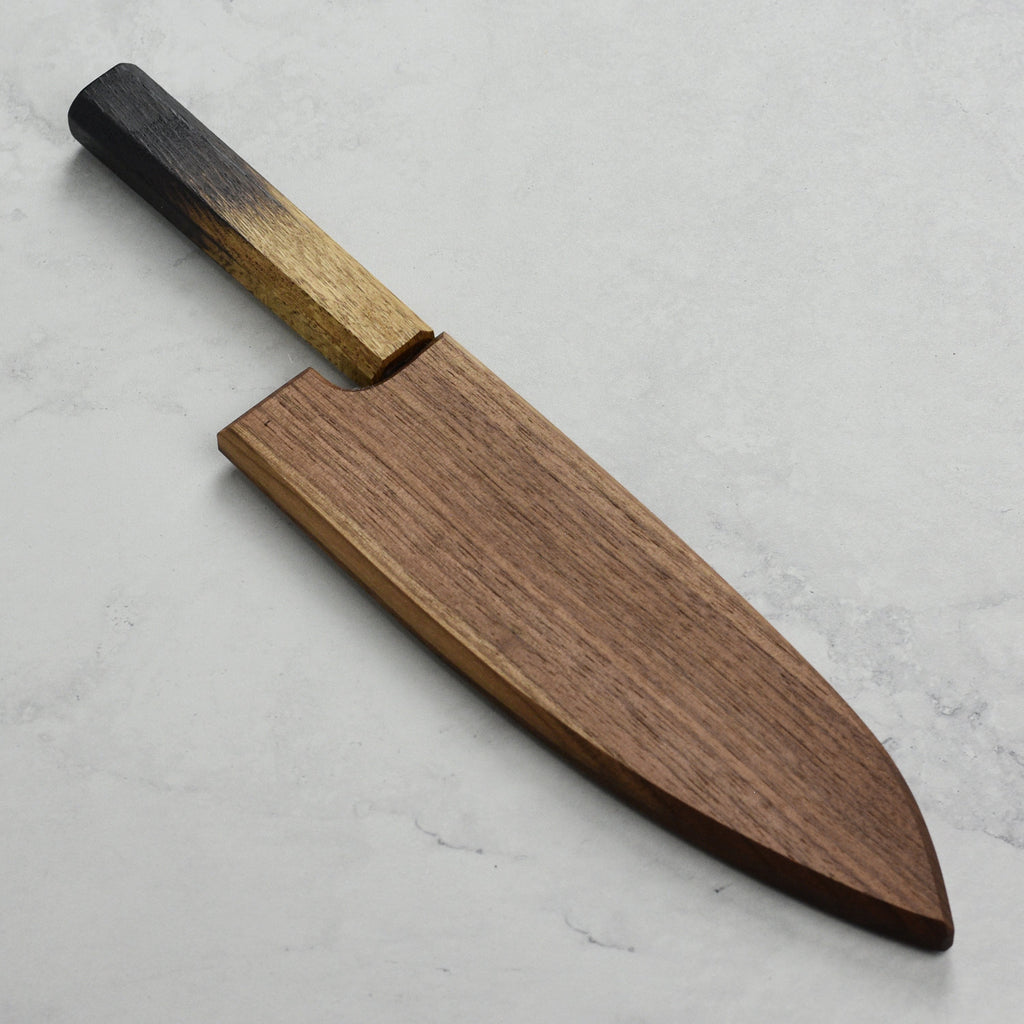 Walnut Magnetic Saya for 7" Santoku