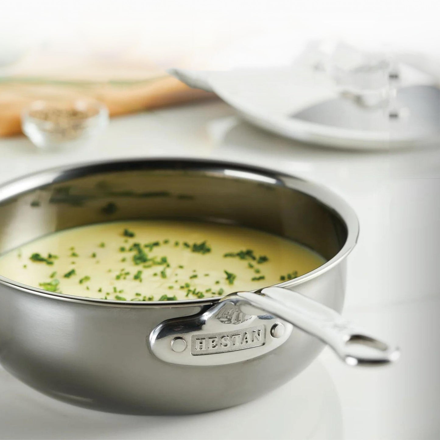 Hestan NanoBond 2-quart Titanium Stainless Steel Saucier