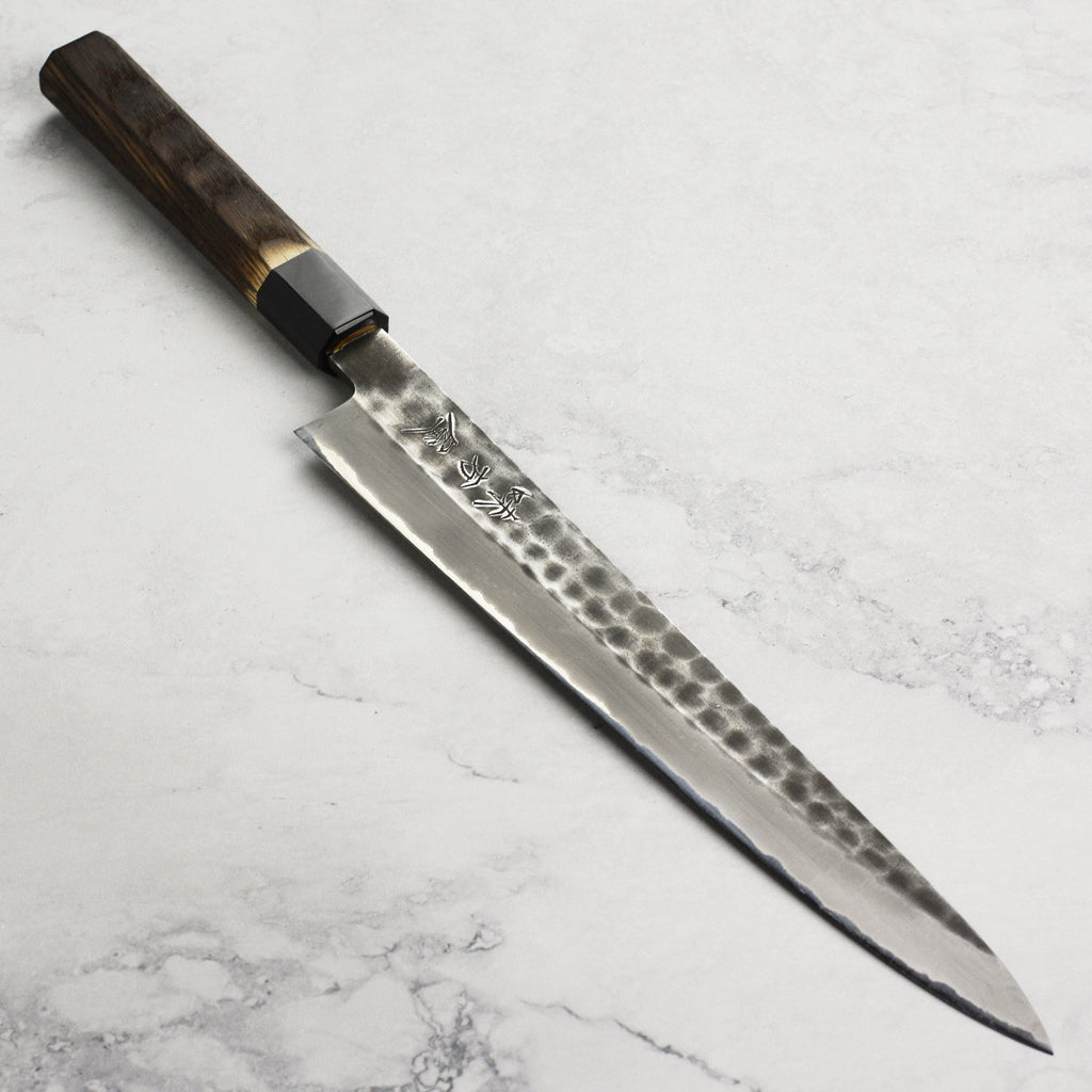 Hinoura Shirogami #2 Kurouchi Tsuchime 10.6" Sujihiki