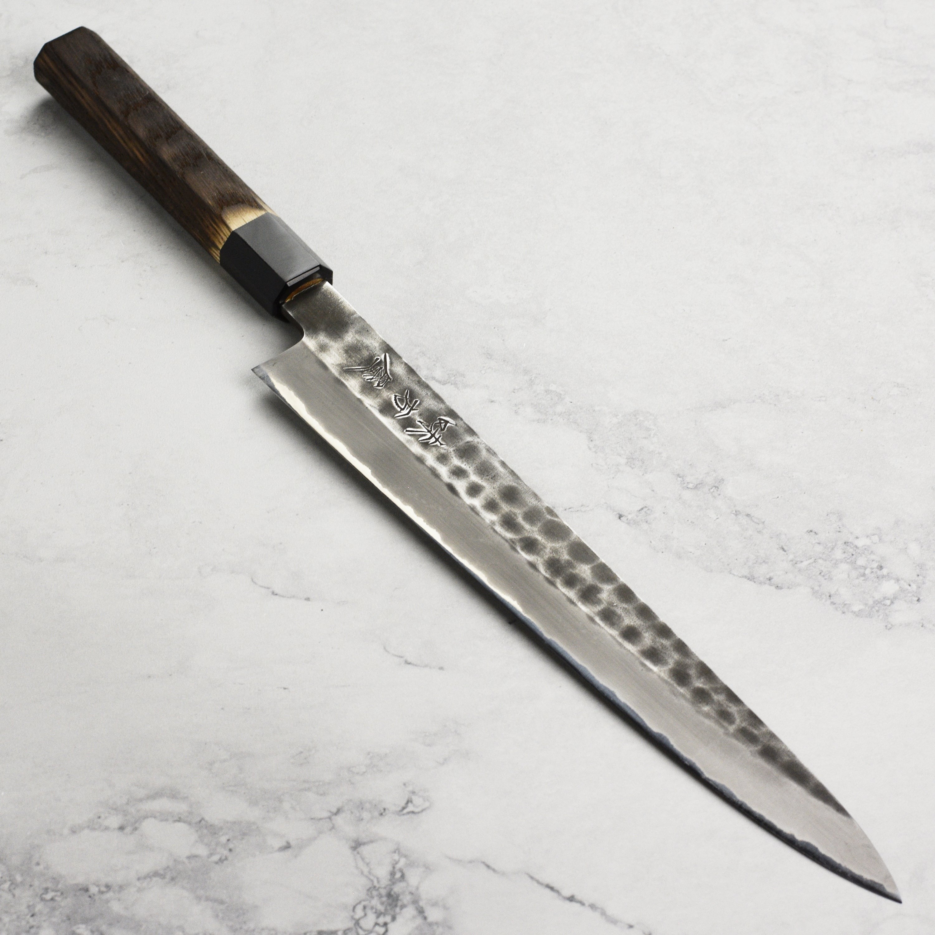 Hinoura Shirogami #2 Kurouchi Tsuchime 10.6" Sujihiki