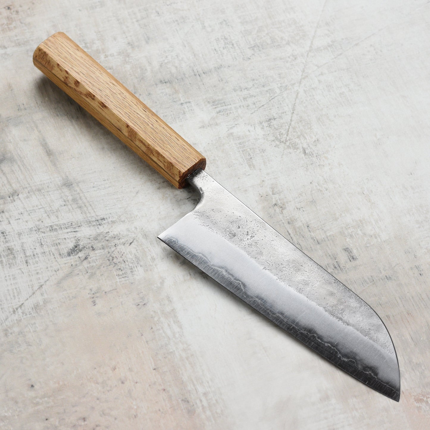 Matsubara Aogami #2 Nashiji Stainless Clad 6.7" Santoku