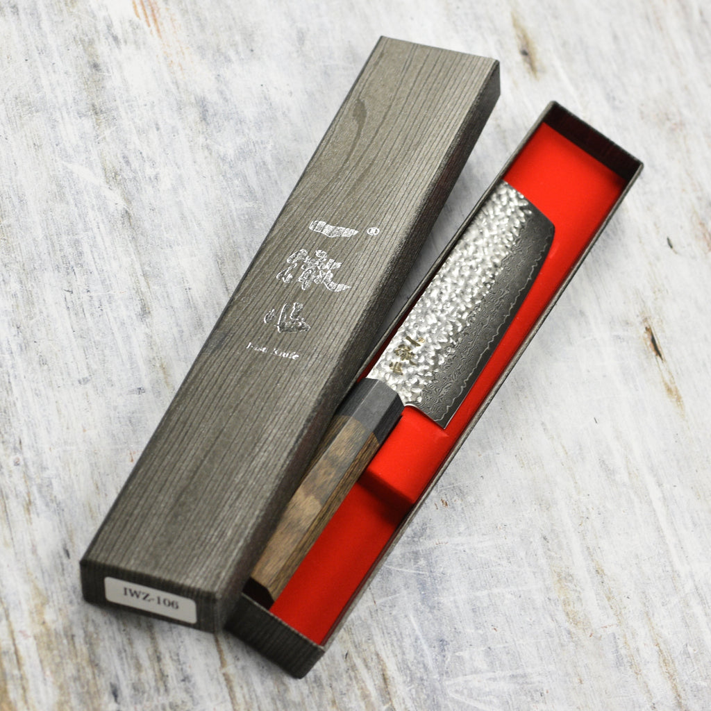 Ittetsu VG10 Hammered Damascus 5" Nakiri