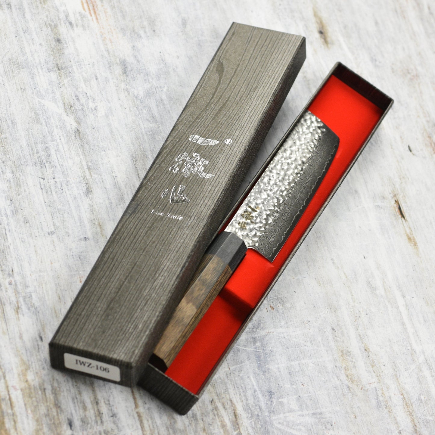 Ittetsu VG10 Hammered Damascus 5" Nakiri