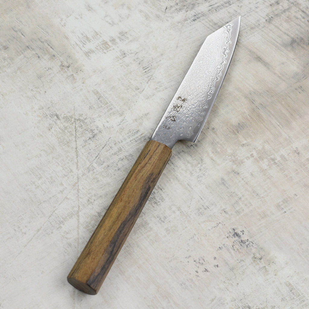 Hatsukokoro Hikari SLD Kurozome Damascus 5" Kiritsuke Petty