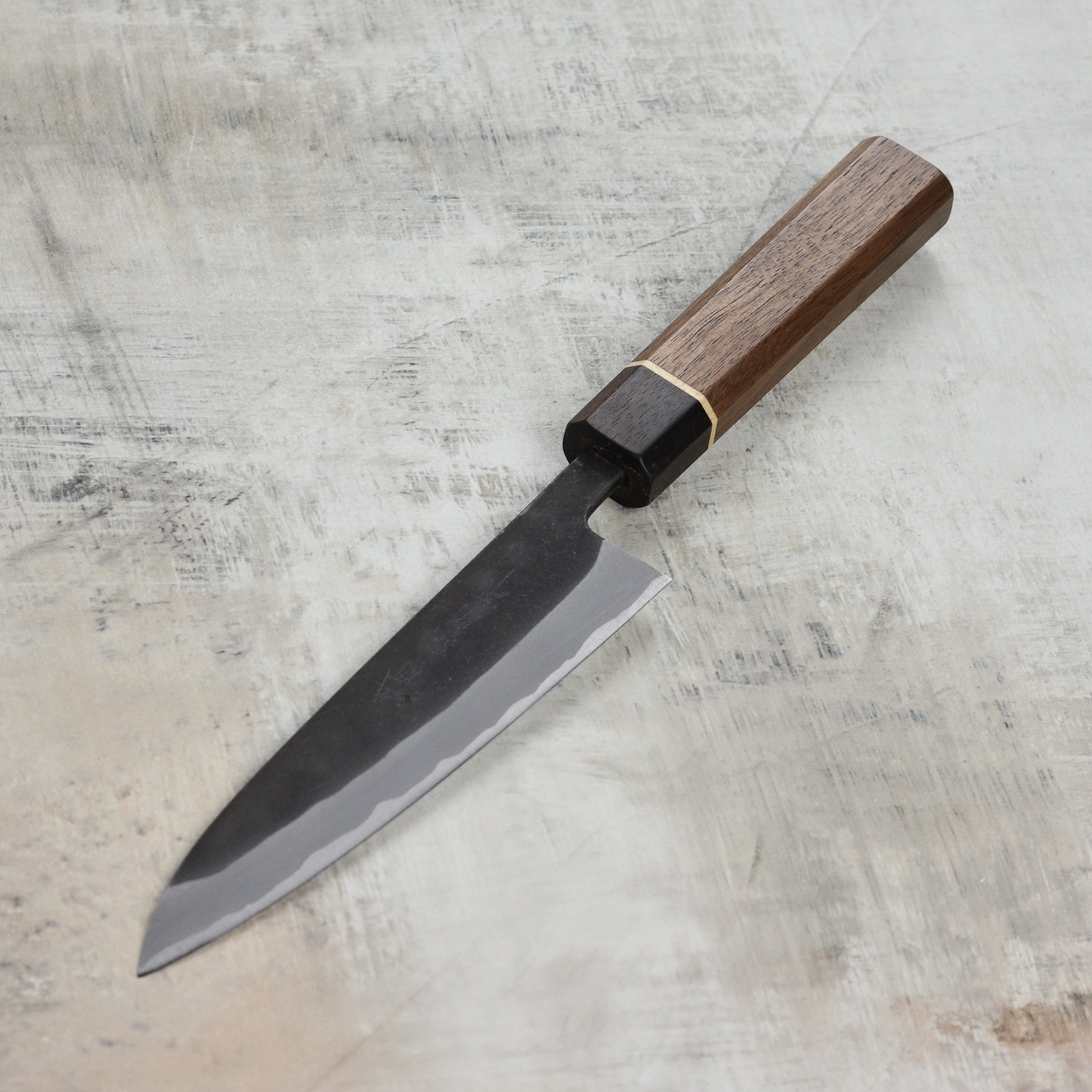 Shiro Kamo Aogami Super Kurouchi Stainless Clad 5.9" Petty