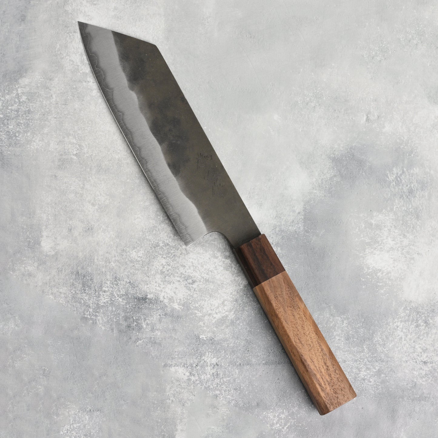 Hatono Aogami Super Kurouchi Stainless Clad 7" Bunka