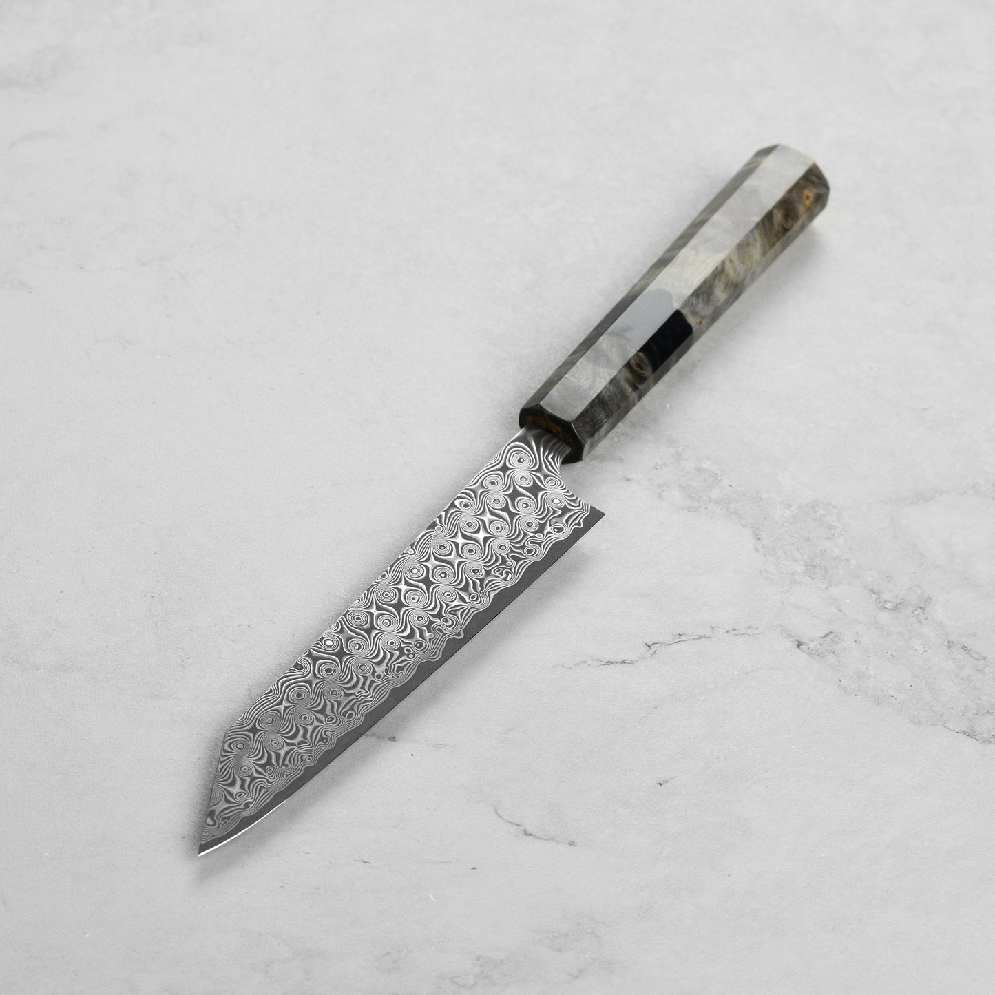 Nigara Anmon SG2 Damascus 5.9" Kiritsuke Petty