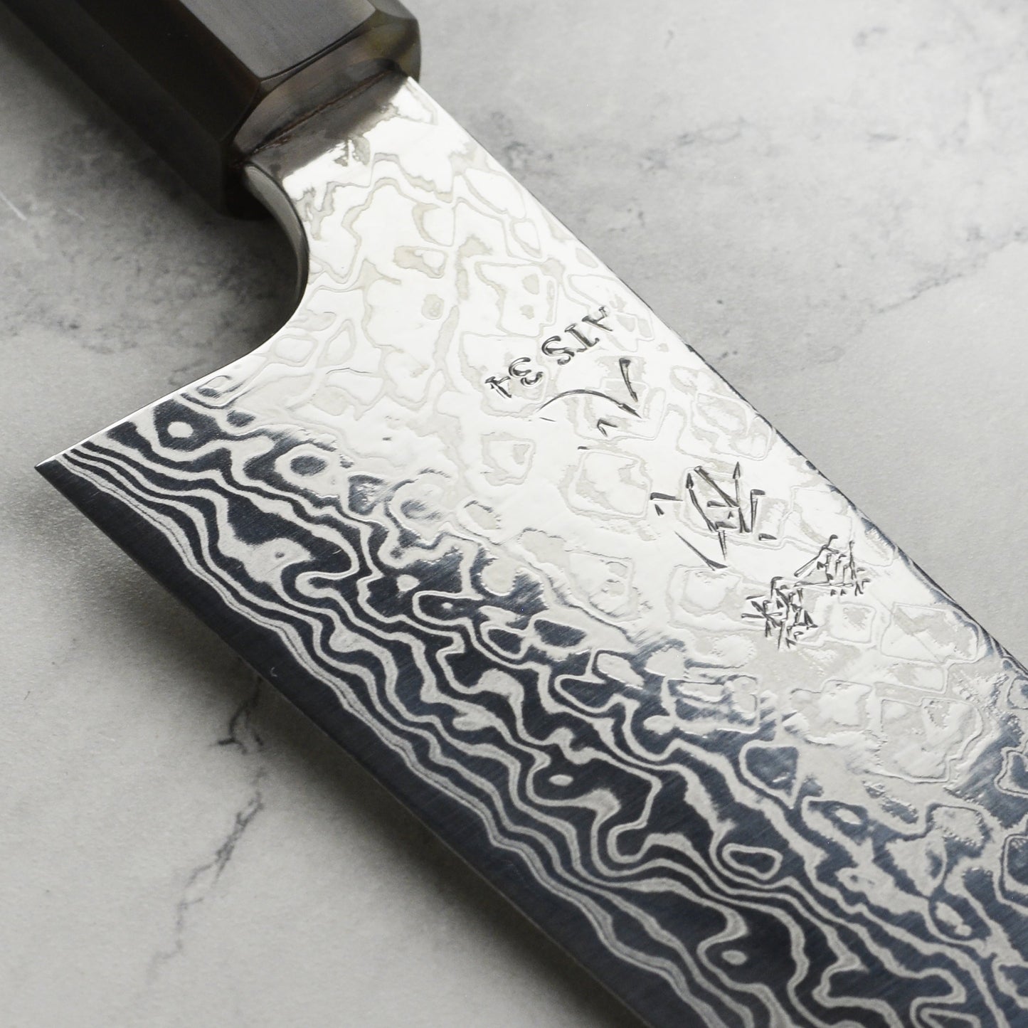 Hatsukokoro x Yauji Ginga34 Damascus 6.7" Bunka