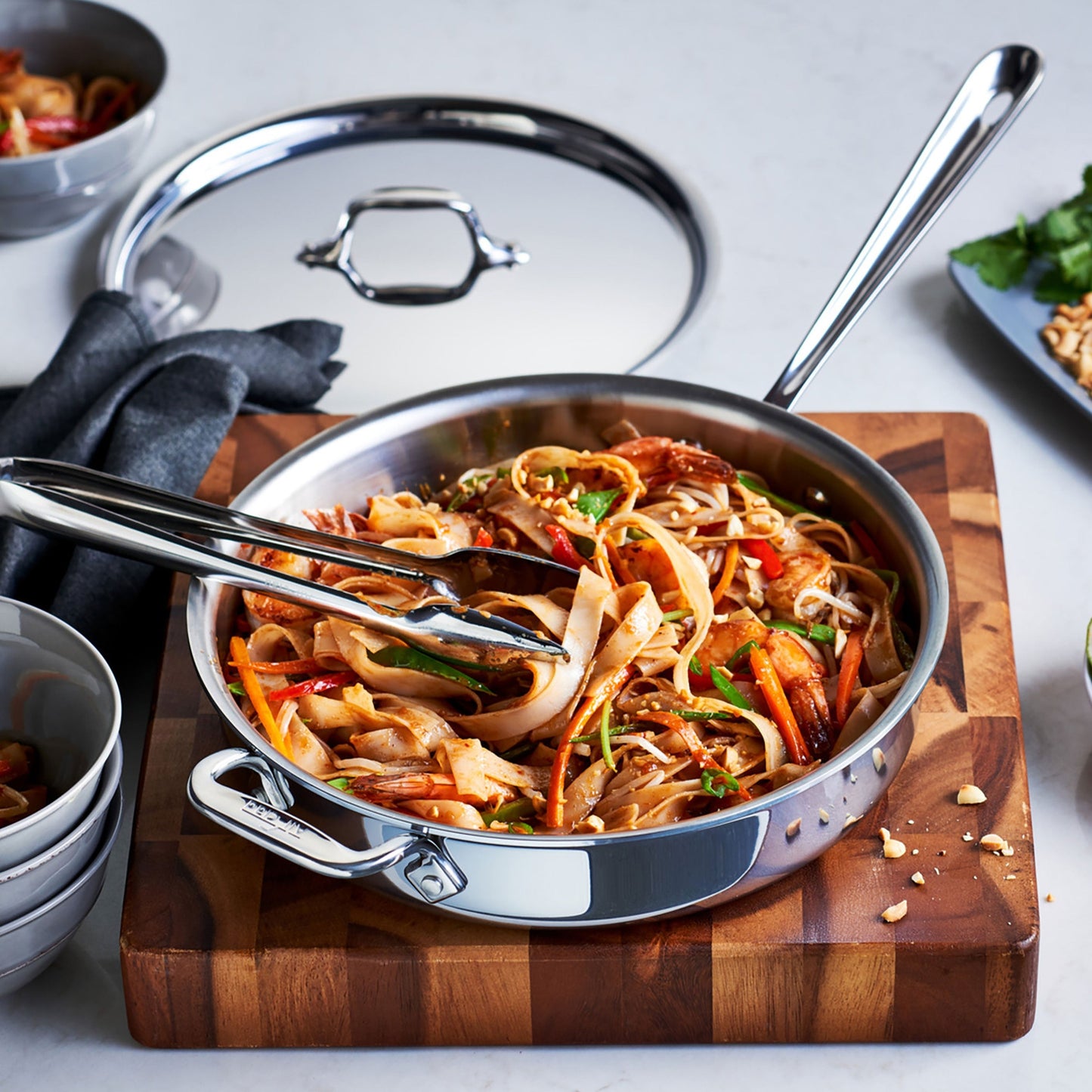 All-Clad d3 Stainless 6-quart Saute Pan