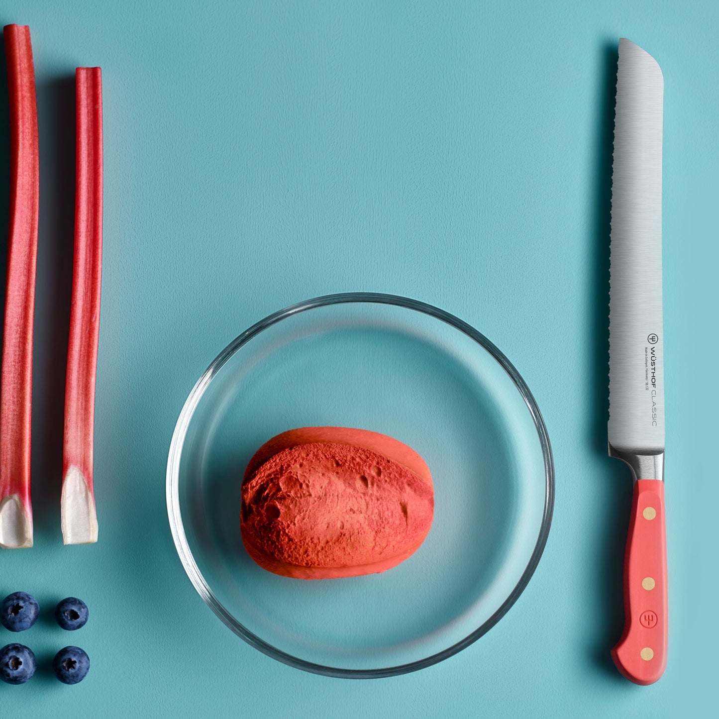 Wusthof Classic Coral Peach 9" Double Serrated Bread Knife