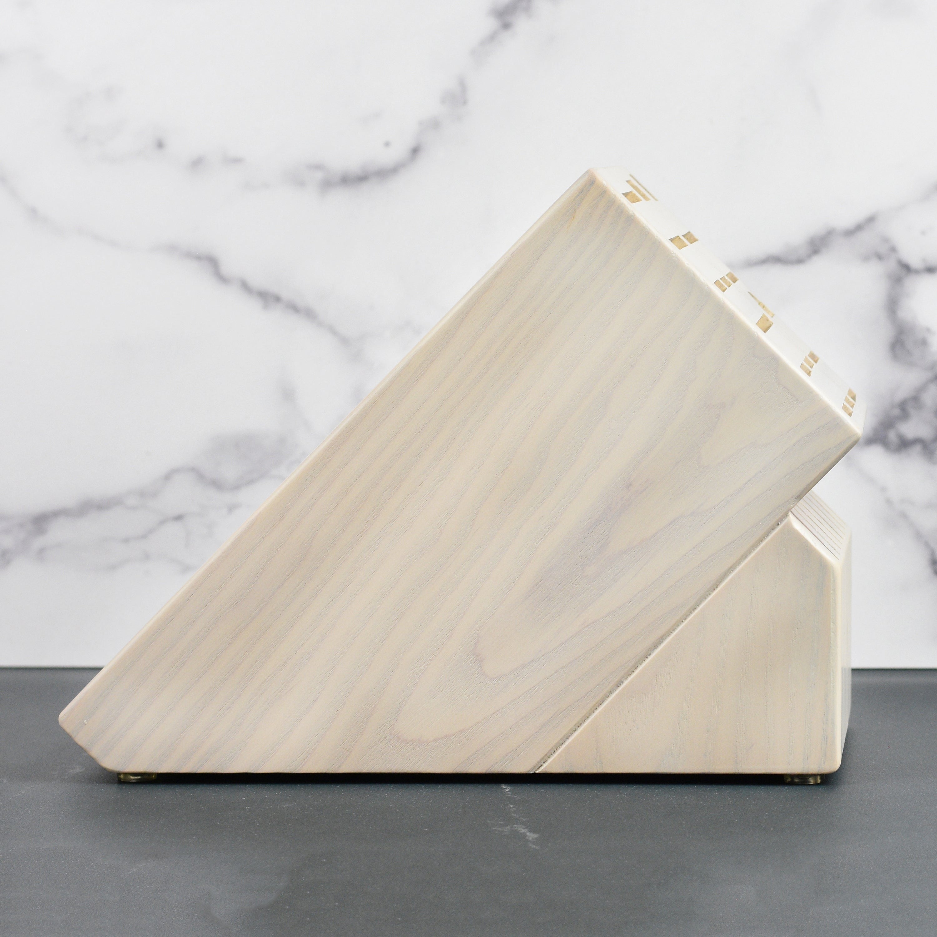24 Slot Gray Ash Knife Block