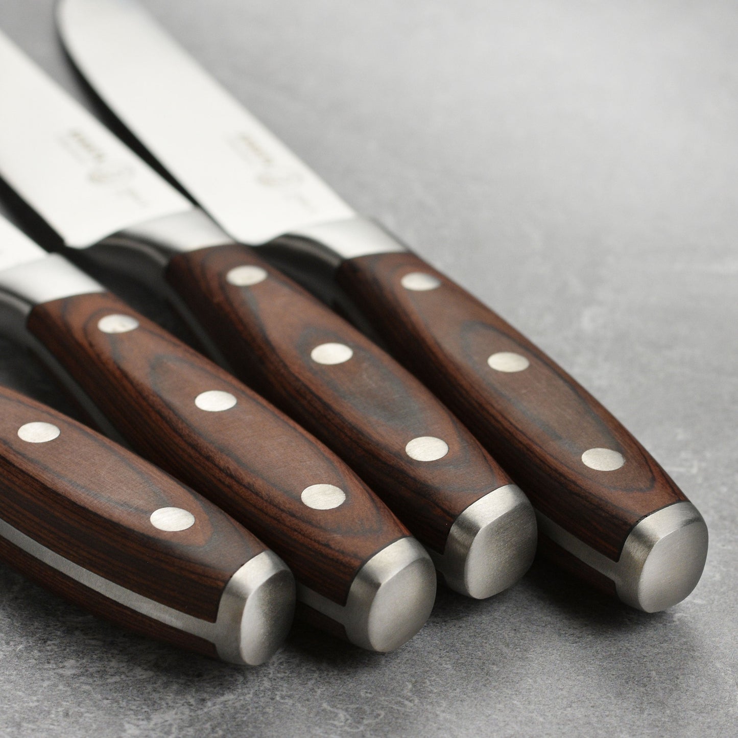 Messermeister Avanta Forged 8 Piece Steak Knife Set with Pakkawood Handles