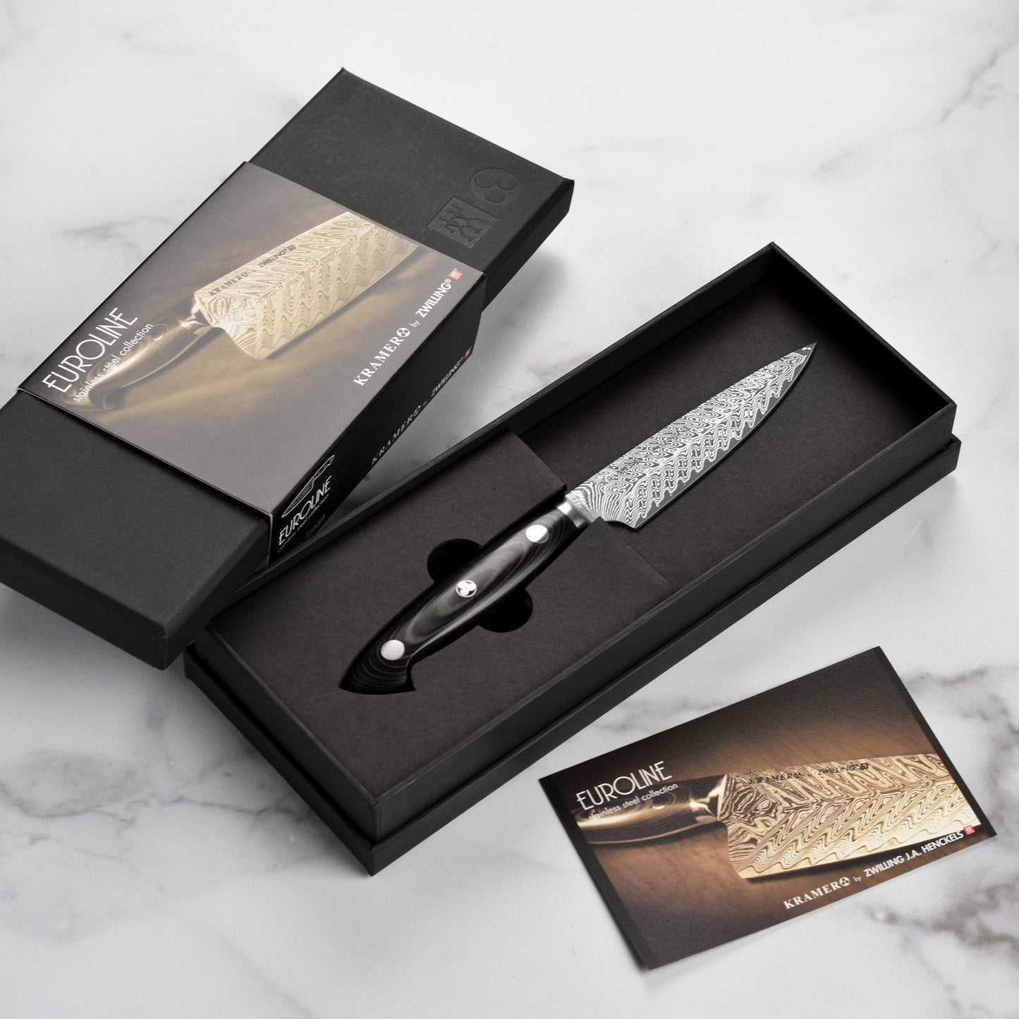Kramer Stainless Damascus 5" Utility Knife