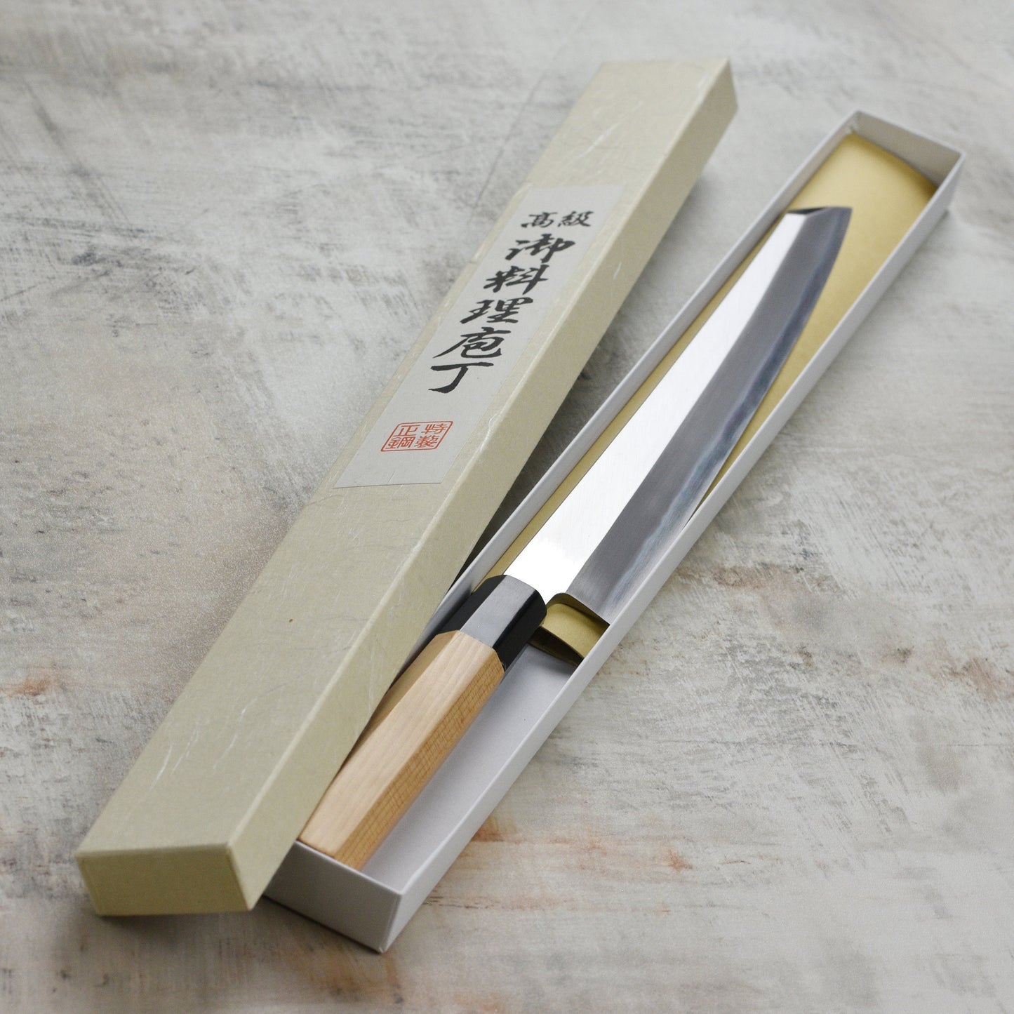Itsuo Doi Aogami #2 Migaki 10.6" Single-Bevel Kiritsuke Yanagiba