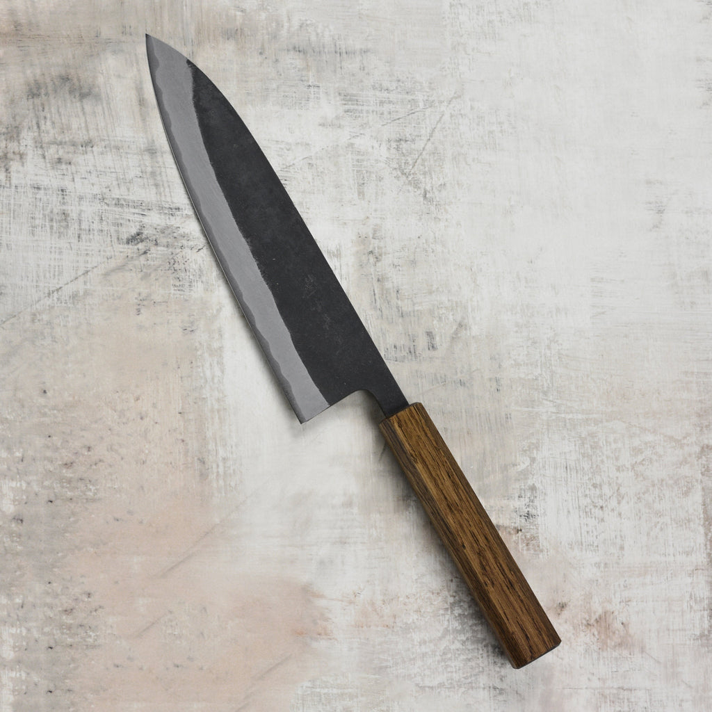 Shiro Kamo Aogami Super Kurouchi Stainless Clad 8.25" Gyuto
