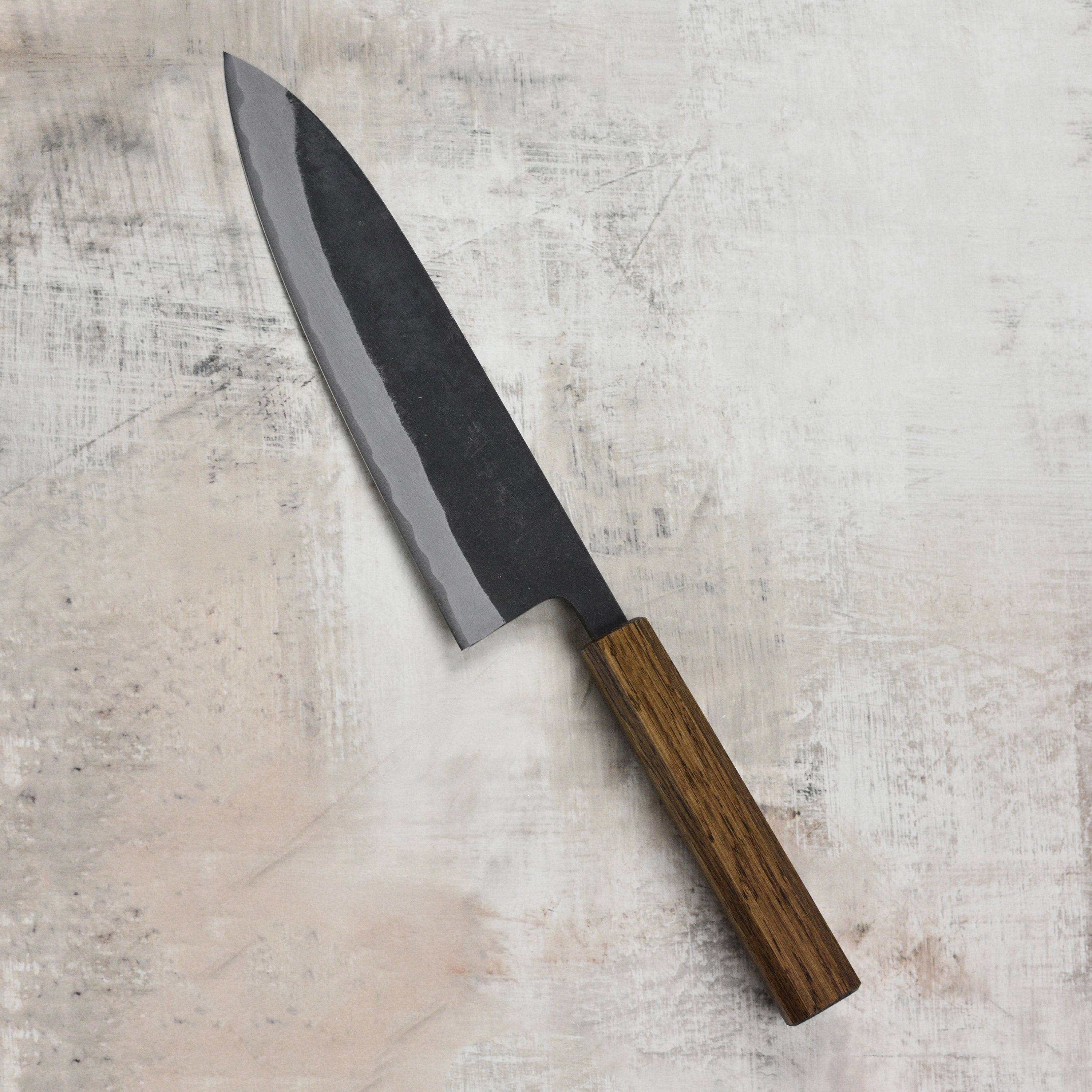 Shiro Kamo Aogami Super Kurouchi Stainless Clad 8.25" Gyuto