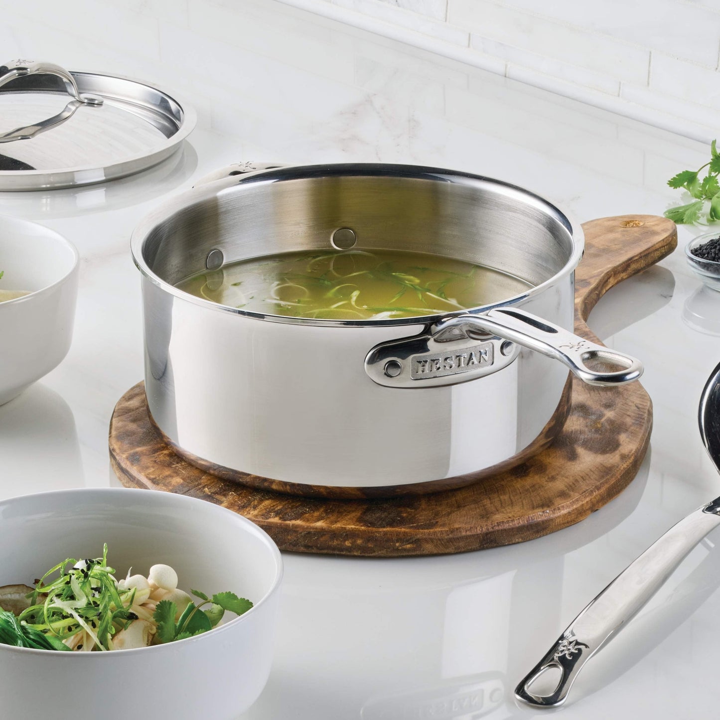 Hestan ProBond Luxe 4-quart Stainless Steel Saucepan