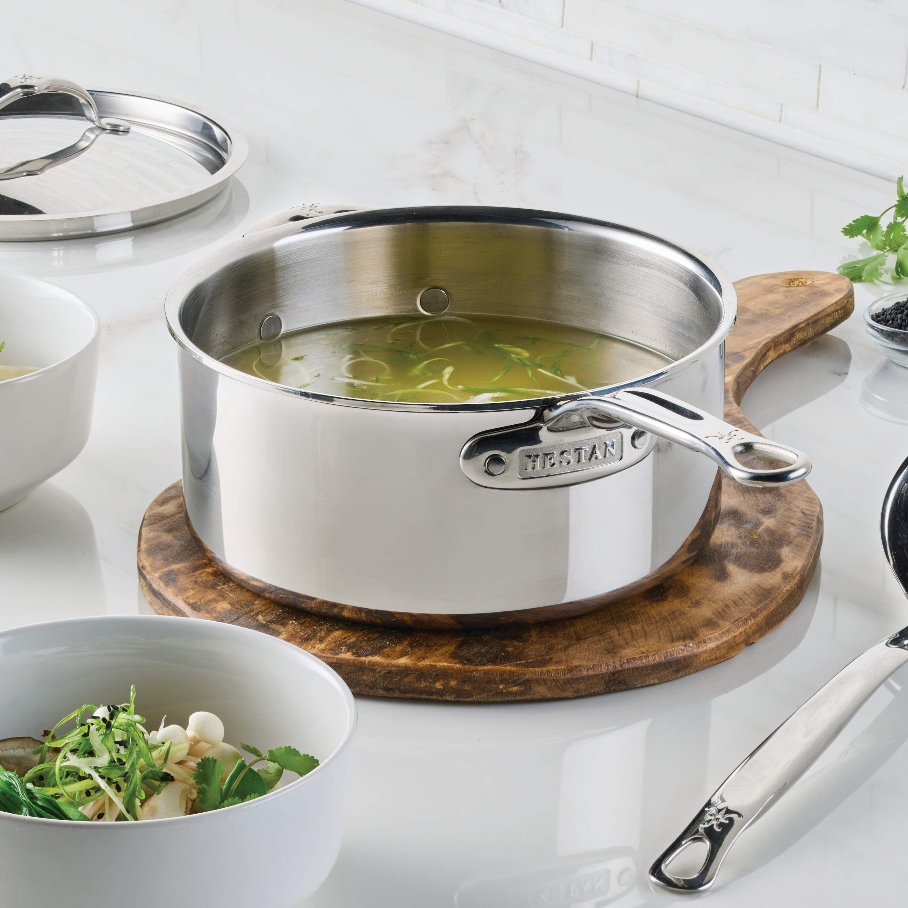 Hestan ProBond Luxe 4-quart Stainless Steel Saucepan