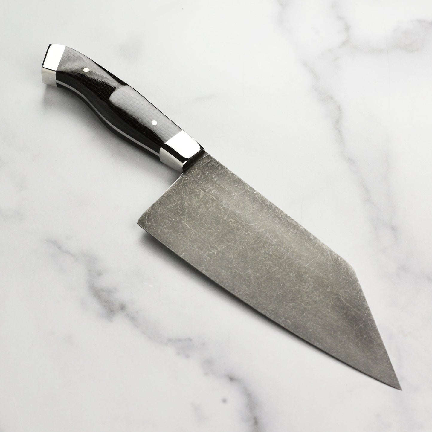 Town Cutler Carbon Pommel 7.5" Chopper with Leather Sheath
