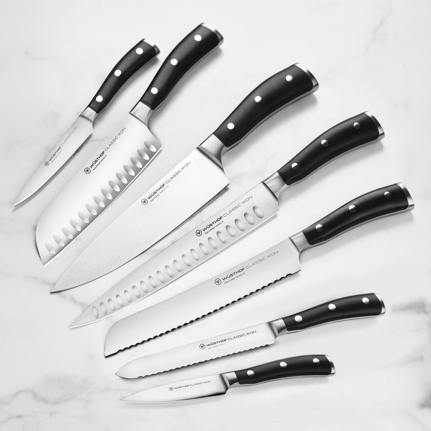 Wusthof Classic Ikon 10 Piece Walnut Knife Block Set