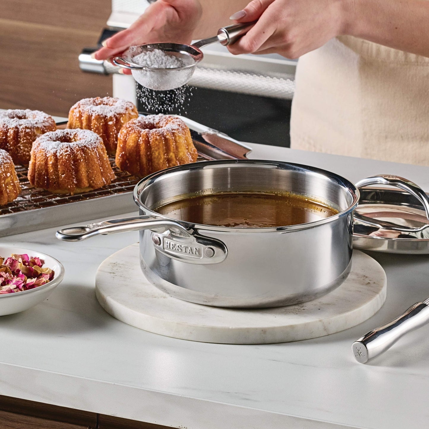 Hestan ProBond Luxe 2-quart Stainless Steel Saucepan