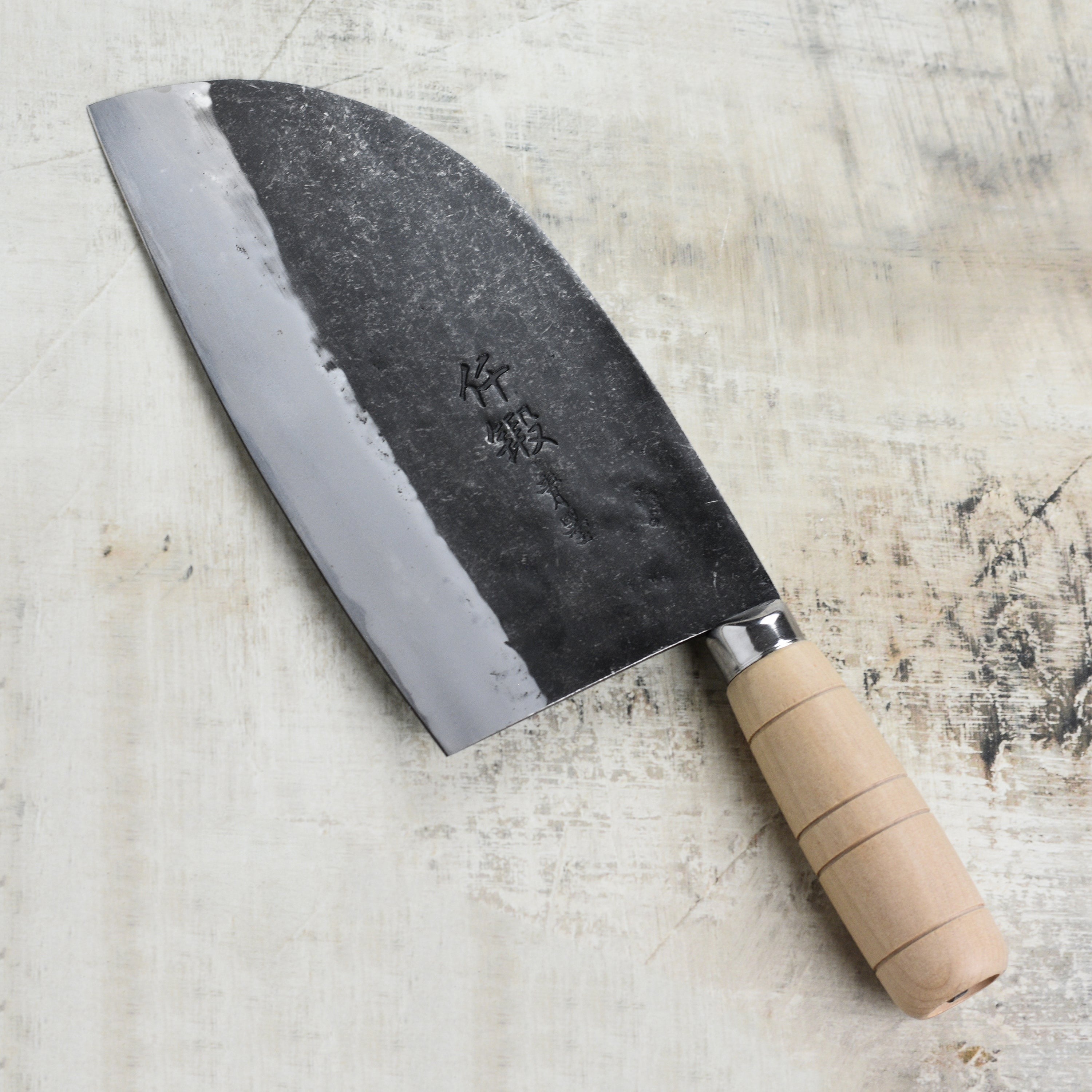 Sentan Forged Aogami #2 Kurouchi 7.5" Santoku Cleaver