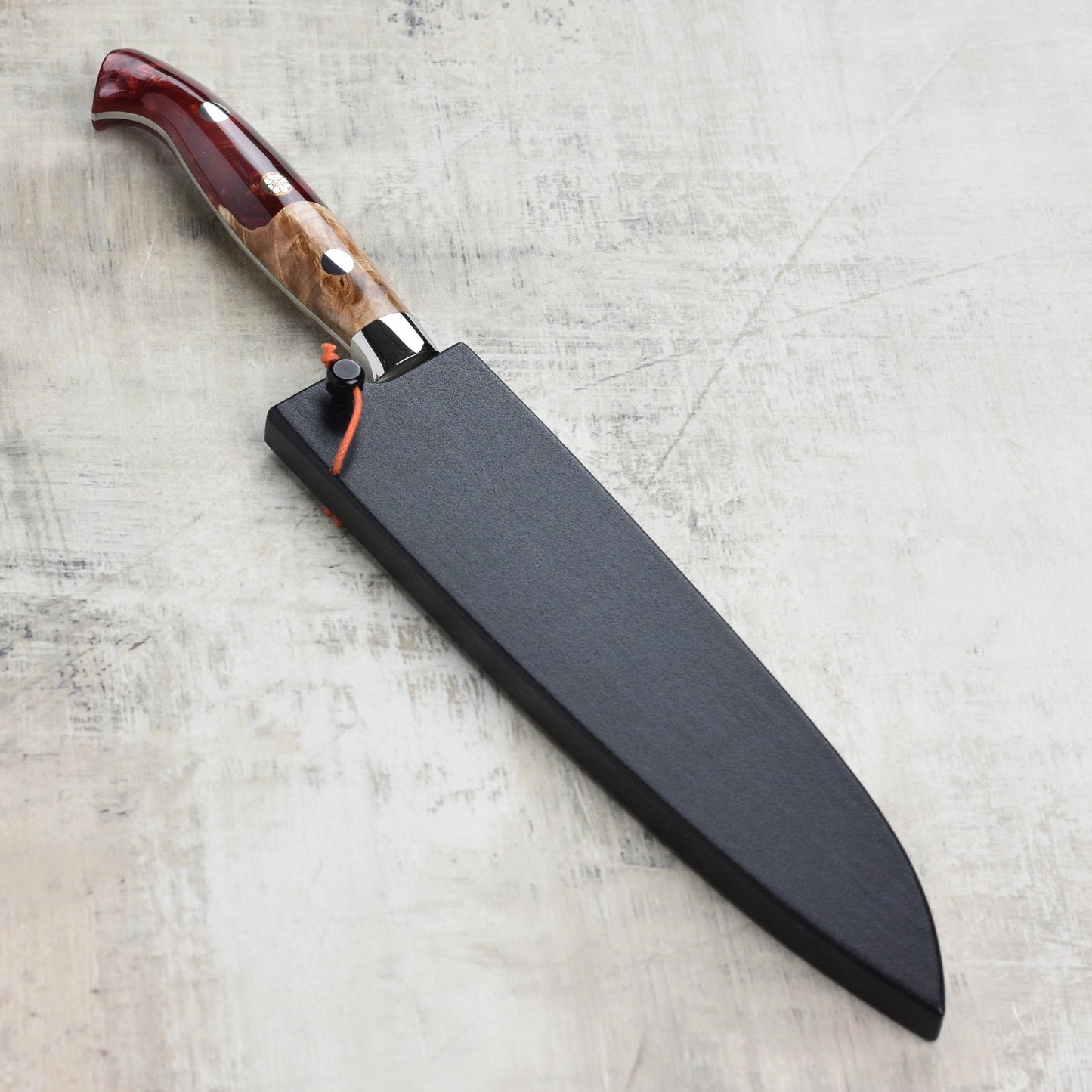 Kurosaki Shizuku Forged SG2 Damascus 5.9" Petty with Saya