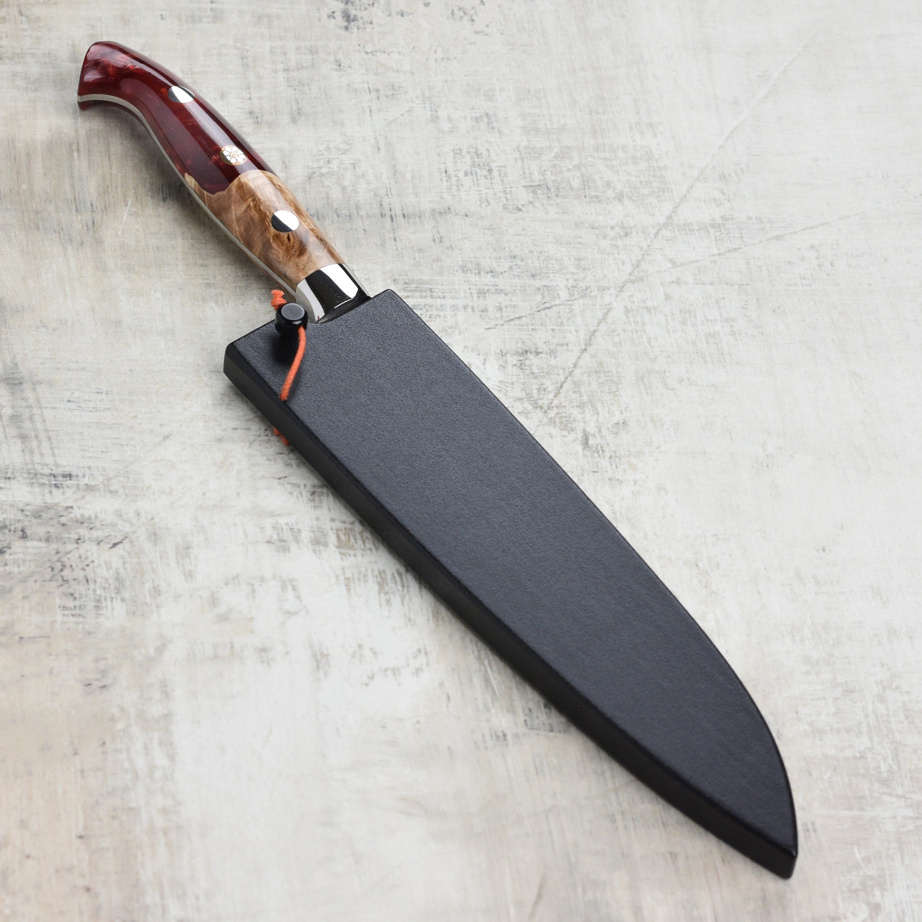 Kurosaki Shizuku Forged SG2 Damascus 5.9" Petty with Saya
