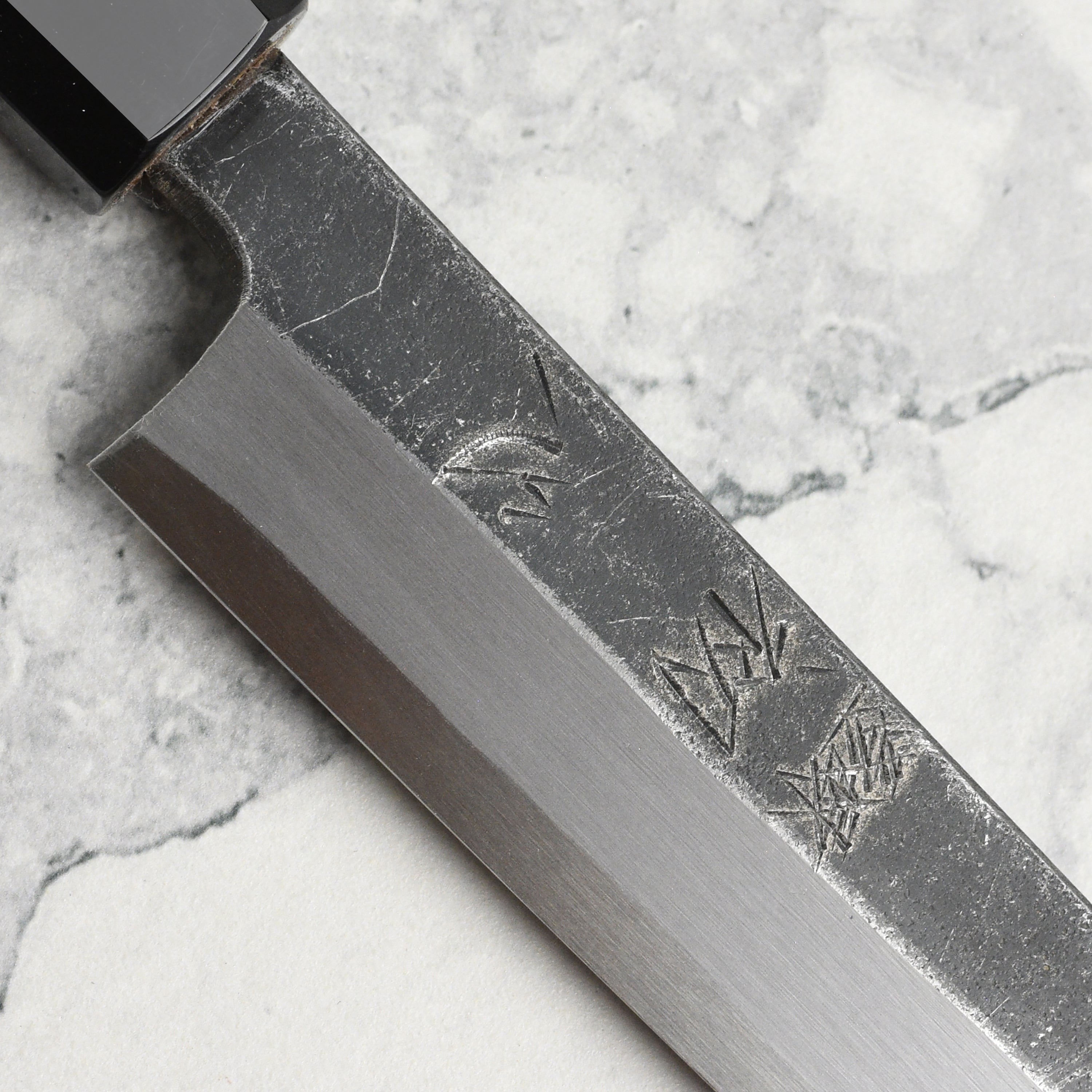 Hatsukokoro Shirasagi Aogami #2 Kurouchi Single-Bevel 9.4" Yanagiba