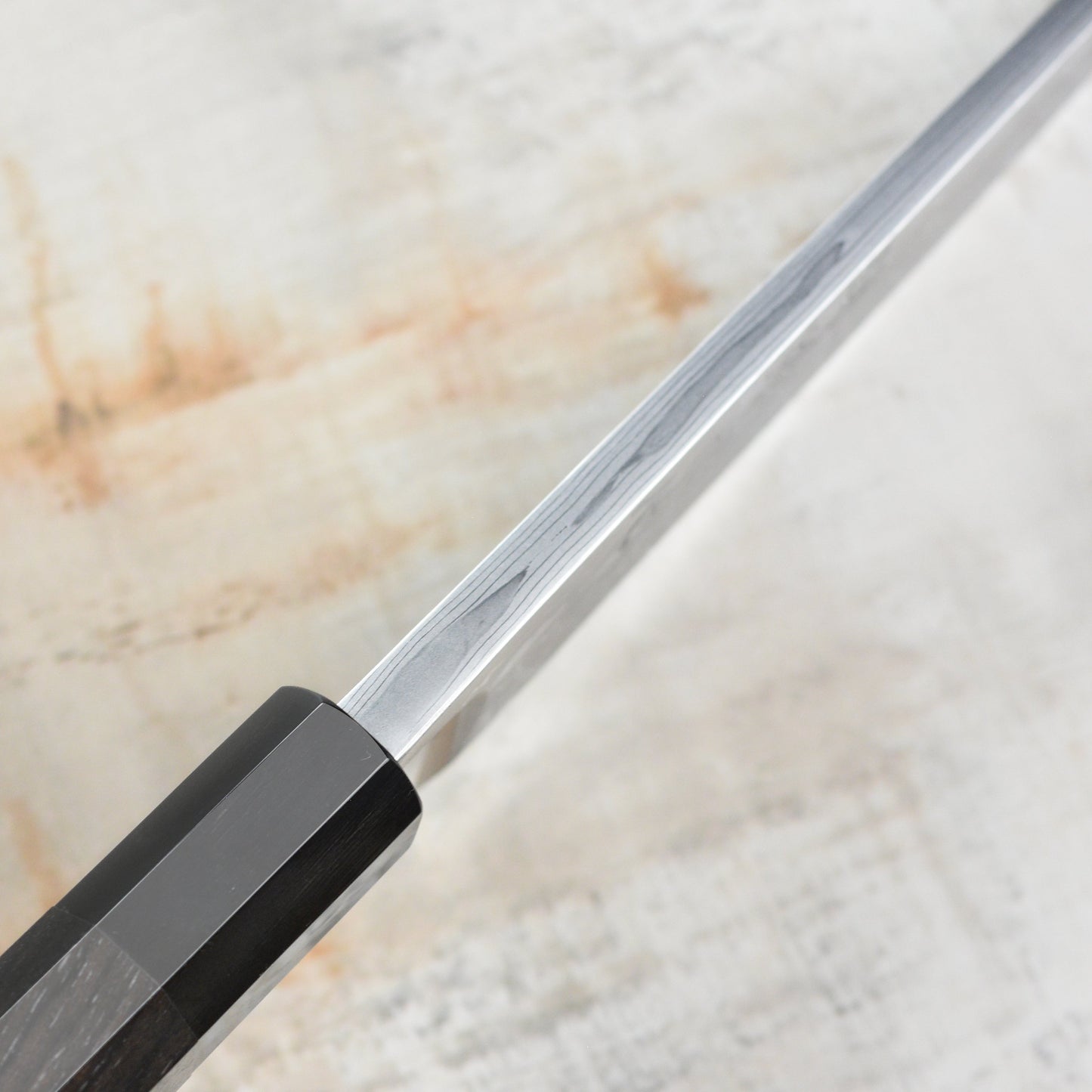 Hatsukokoro x Yauji Aogami #2 Damascus 7" Single Bevel Deba