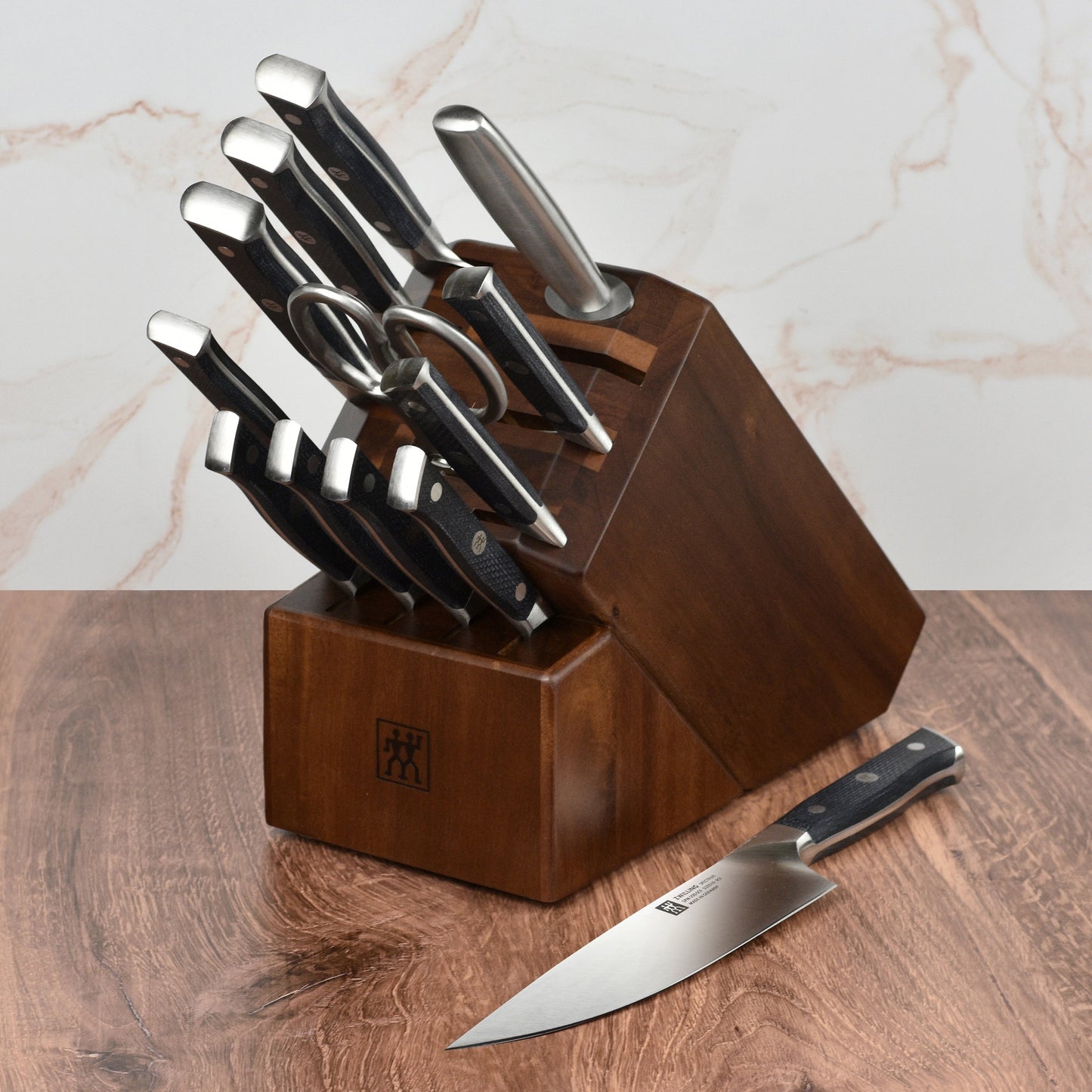 Zwilling Spectrum 14 Piece Acacia Knife Block Set
