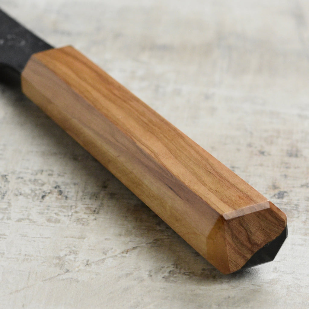Hozan Tomoe x Hinoura Shirogami #2 Kurouchi 9.4" Gyuto