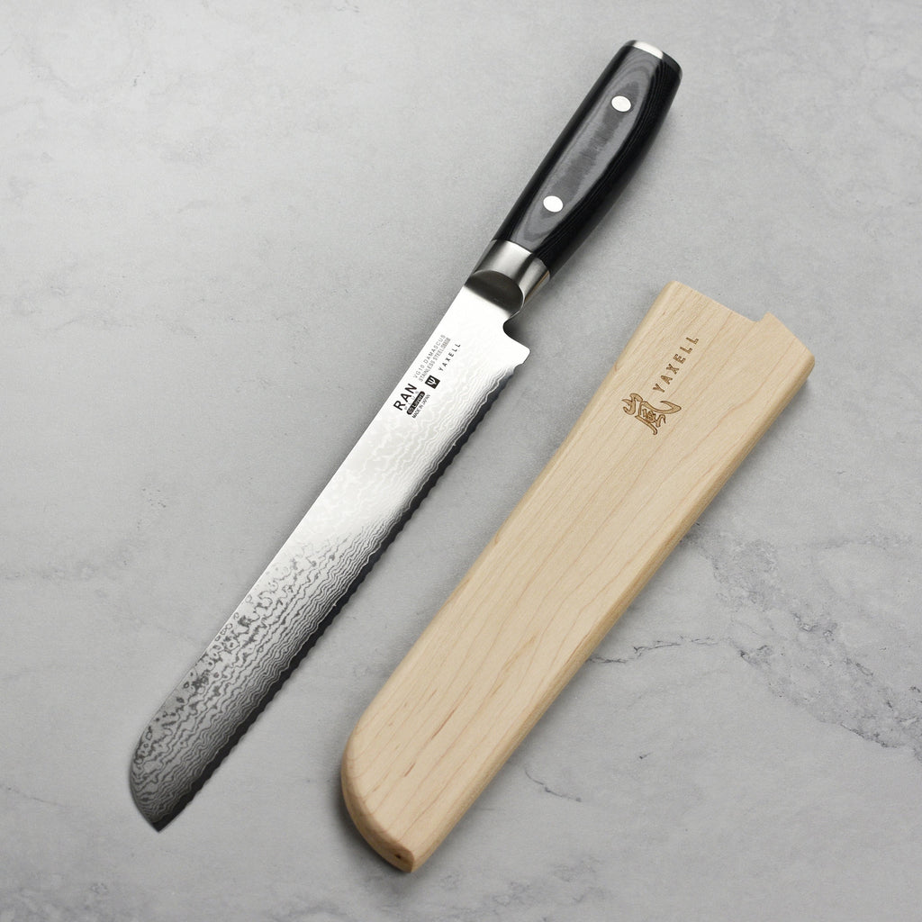 Yaxell Magnetic Wooden Sheath for 9" Bread & Slicing Knives