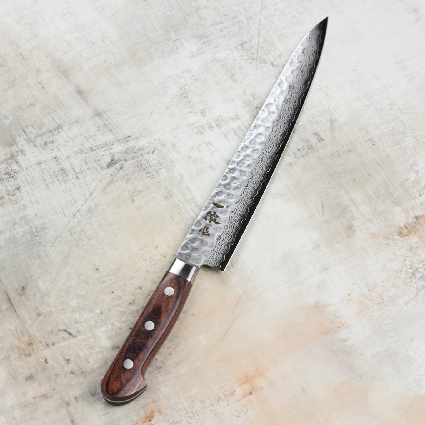 Ittetsu VG10 Hammered Damascus 9.4" Sujihiki