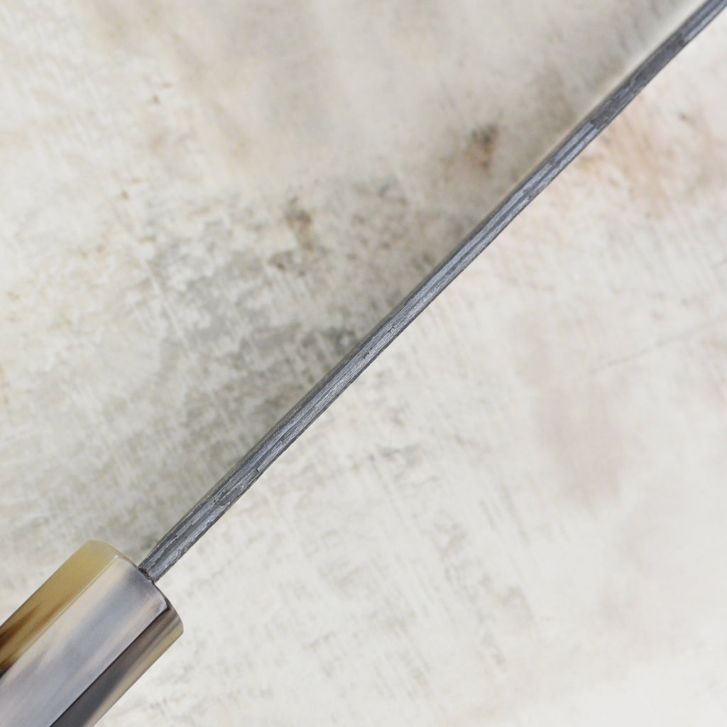 Hatsukokoro Yorokobi SLD Kurouchi Copper Damascus 7" Santoku
