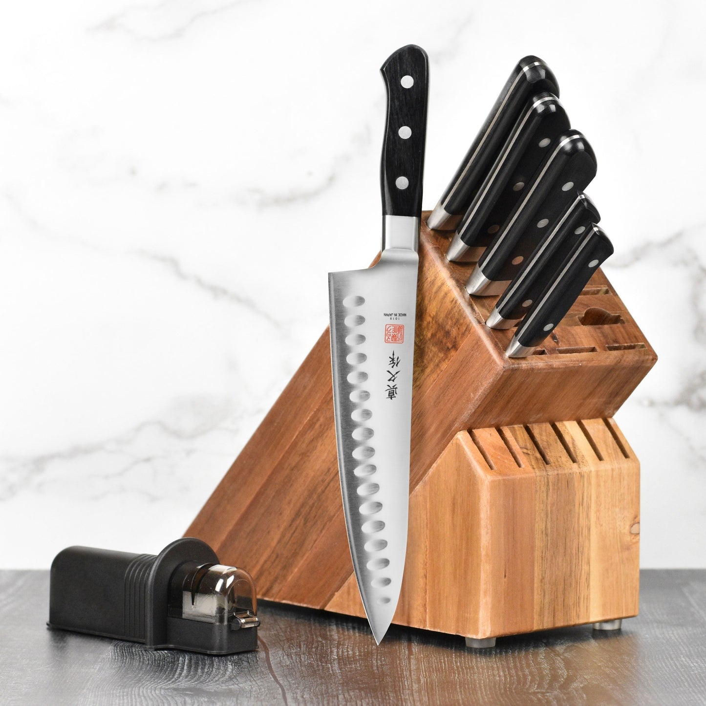 MAC Professional 6.5" Hollow Edge Santoku Knife