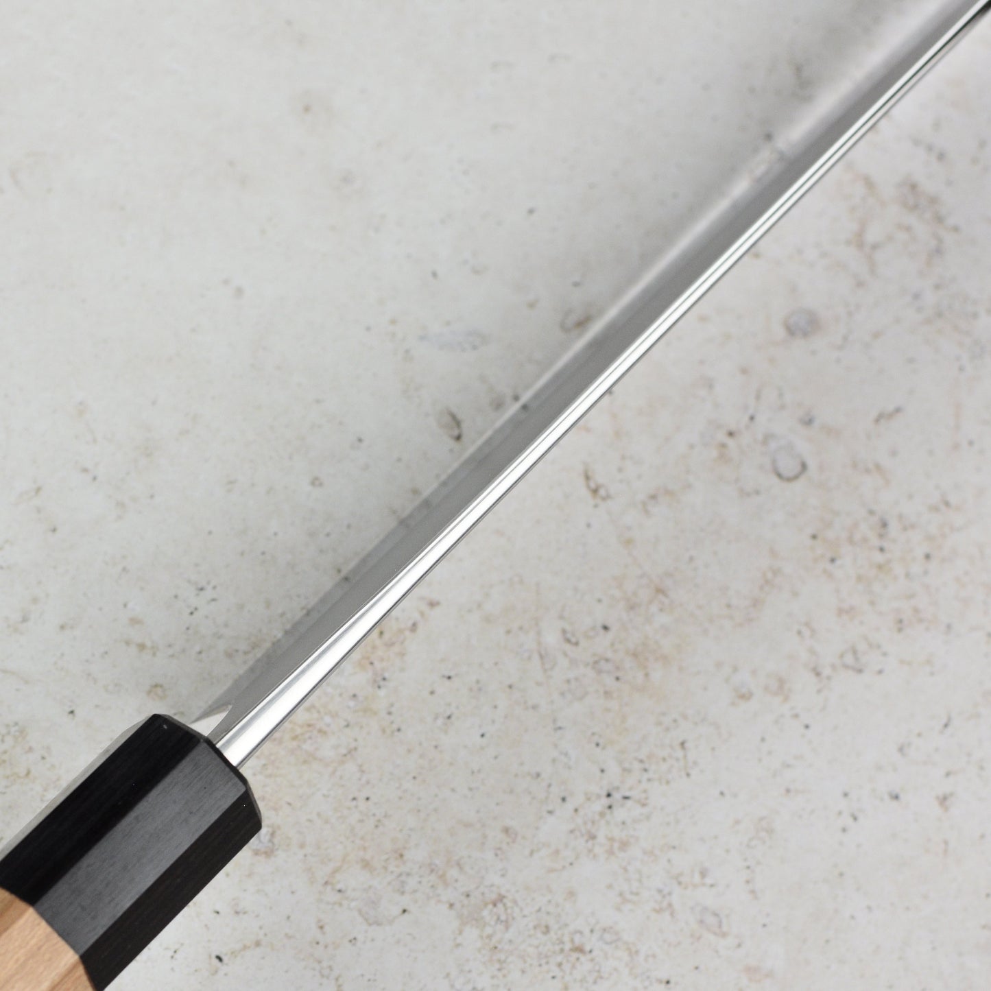 Yoshimi Kato Ginsan Nashiji Stainless Clad 6.7" Bunka