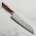 Nigara Anmon SG2 Damascus 9.4" Kiritsuke, Quince Wood