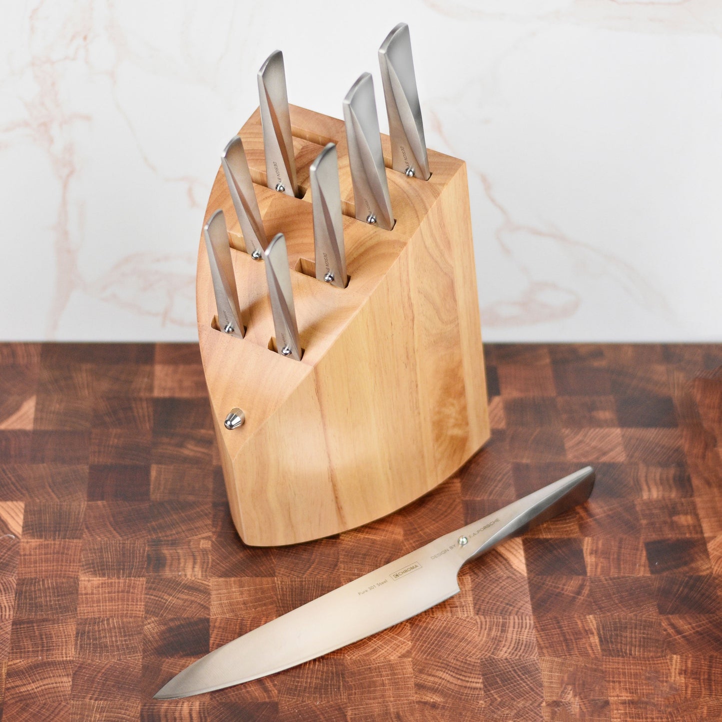 Chroma Type 301 9 Piece Deluxe Knife Block Set