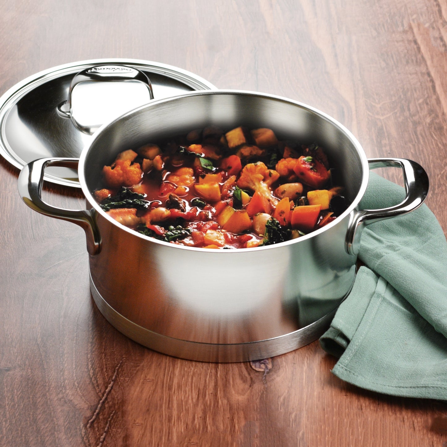 Demeyere Atlantis 12 Piece Stainless Steel Cookware Set