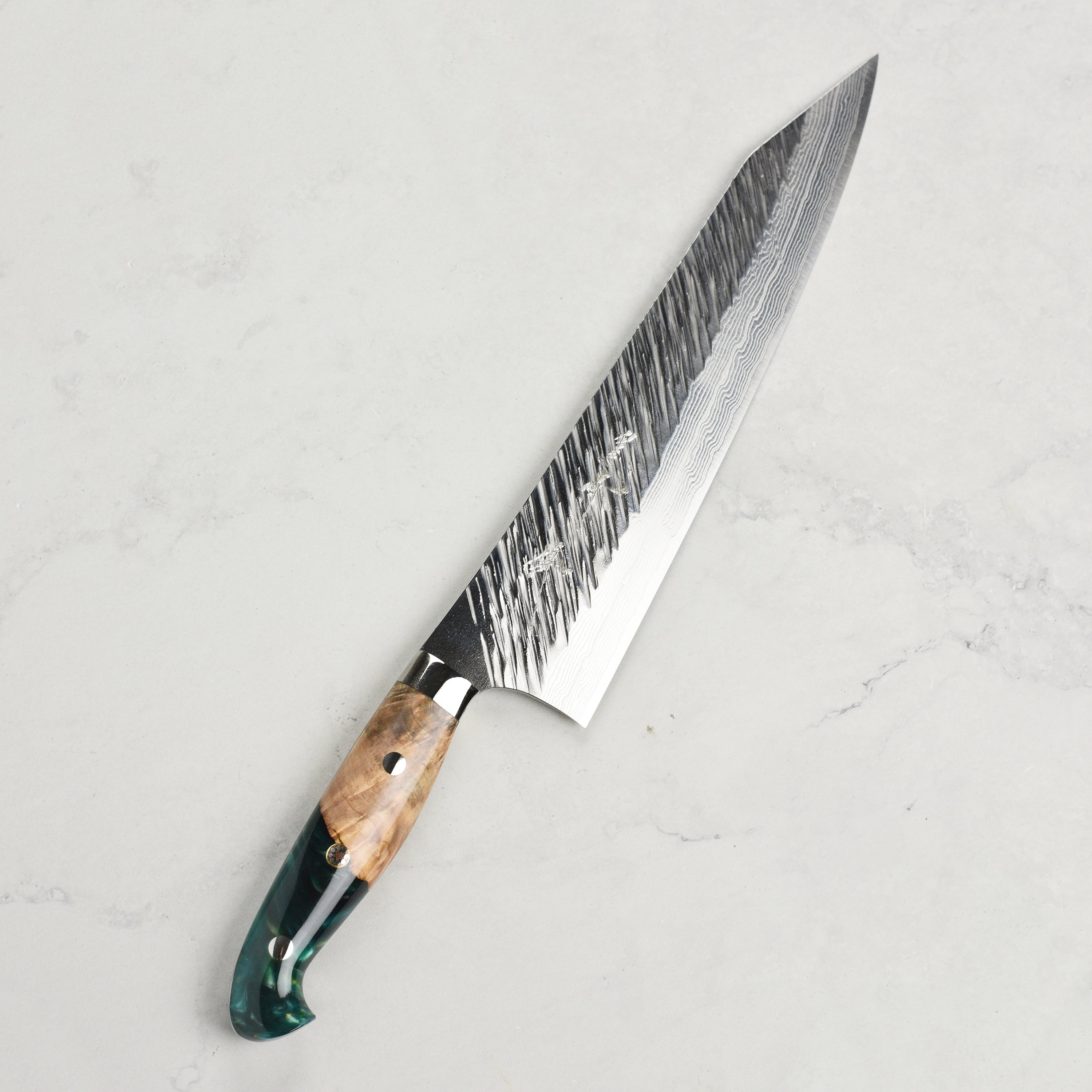 Kurosaki Fujin Forged SG2 Damascus 9.4" Gyuto with Saya
